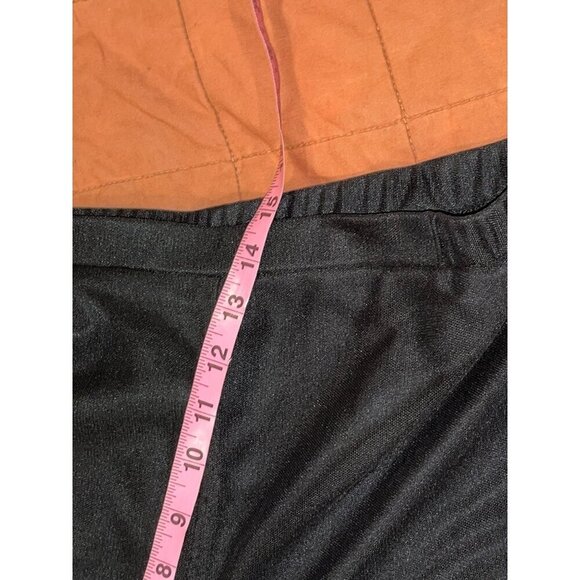 Xscape by Joanna Chen Black Sheer Overlay Wide-Leg Pants Women's Size XL - Picture 8 of 9